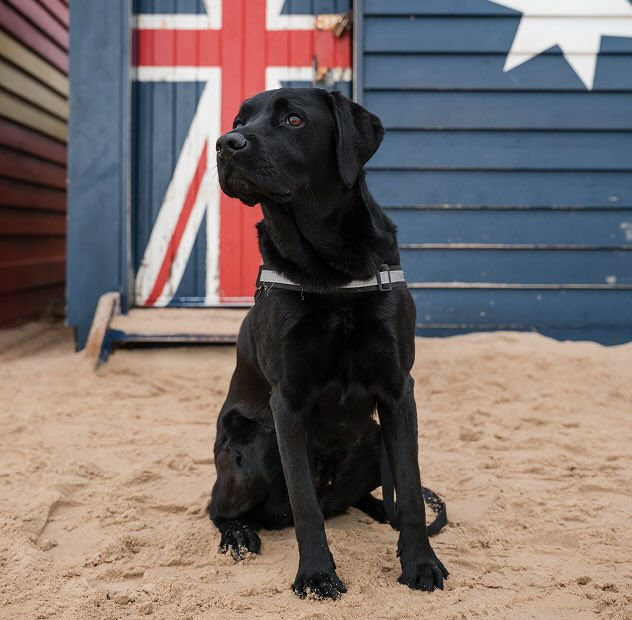 Alfie the therapy dog
